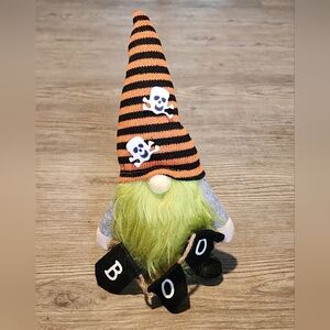 NWOT Halloween Gnome Witch Plush Elf Boo‎ Skeleton   Decor Farmhouse Plaid KZ